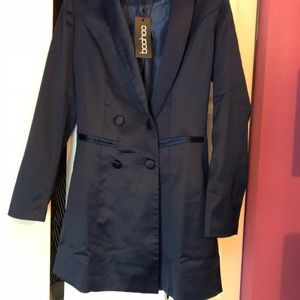 Boohoo Tuxedo Dress. Size US 6.